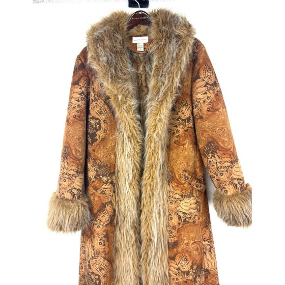 the toe Lane fur coat サイズM YD-312Z27-1BURGUNDY1_grande.